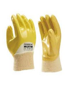 Handschoenen geel/stof