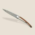 Deejo Pocket Knife - Prestige 11 cm Damascus- Titanium - Snakewood - 37g